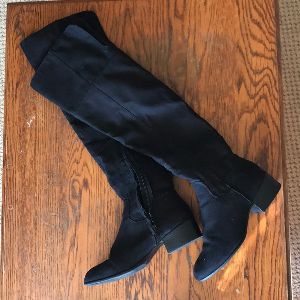 Over the knee Black flat Boots